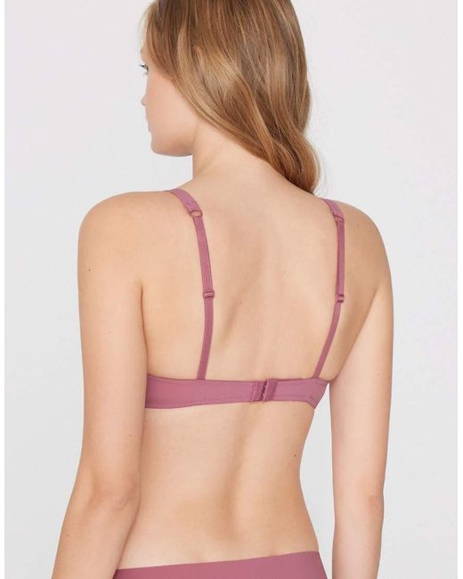 Tezenis Purple Athens Microfibre Push-Up Bra