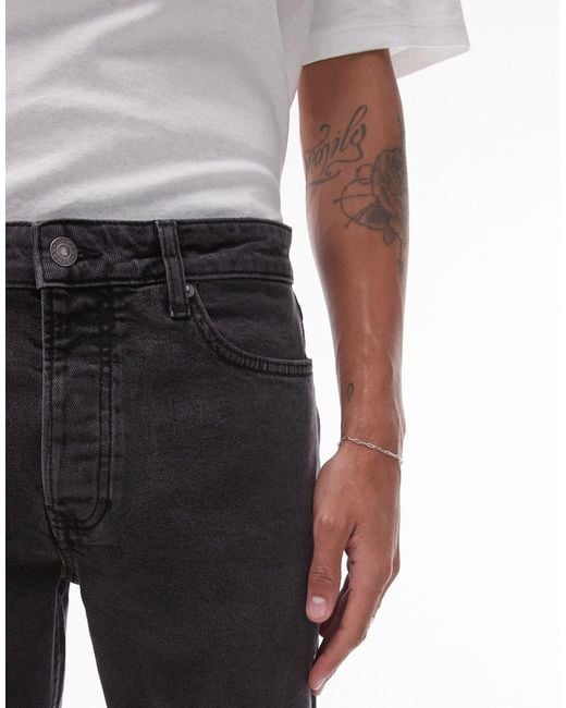 Topman Black Slim Jeans for men