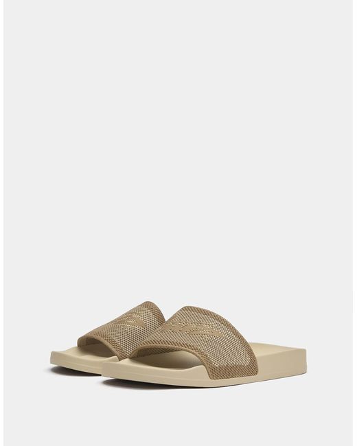 Pull&Bear – gummierte sandalen in White für Herren