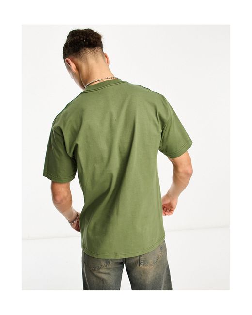 Camiseta verde caqui con estampado en el pecho gold standard Huf de hombre  de color Verde | Lyst