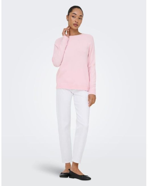 ONLY Pink Knitted Pullover