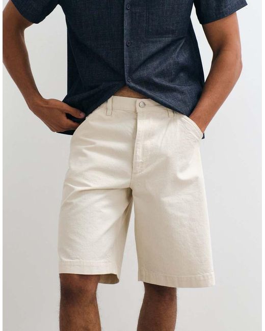 ARKET Blue Carpenter Denim Shorts for men