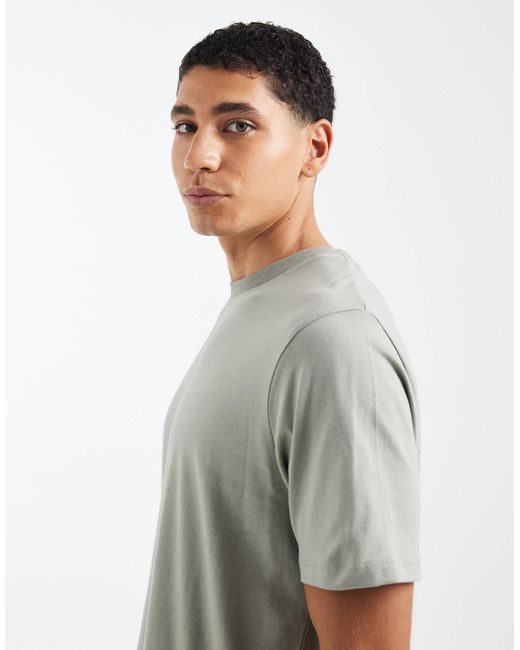 ASOS – basic-t-shirt in Gray für Herren