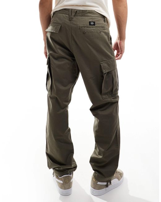 Vans – service – schmal zulaufende cargohose in Brown für Herren