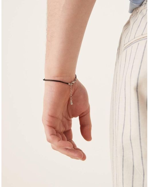 Bracciale Regolabile Da Festival di ASOS in Natural da Uomo