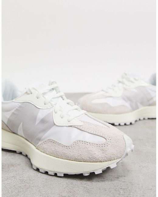 New Balance 327 Trainers in Natural | Lyst