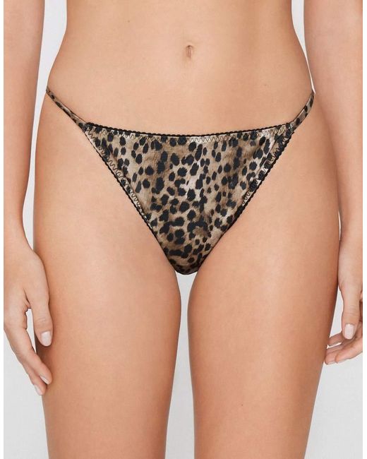 Tezenis Gray Sauvage Soul Tanga Panel G-String