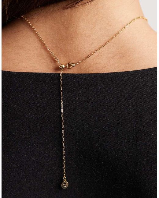 Accessorize Natural Z Clover Pendant Necklace