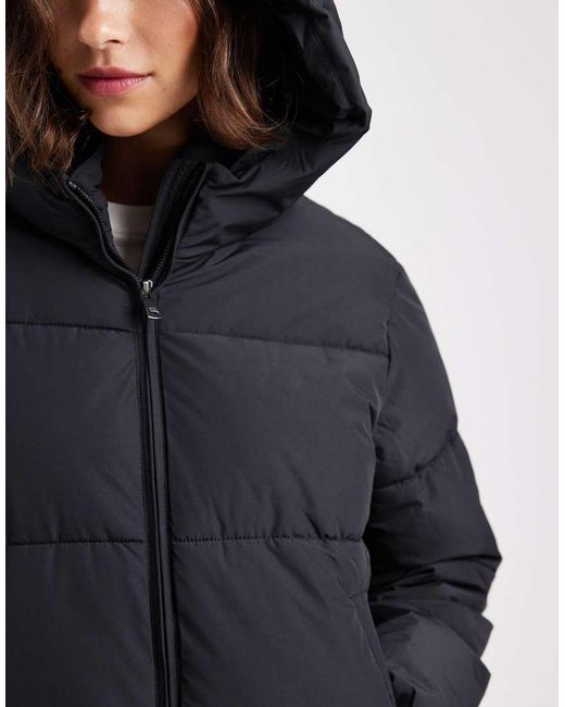 ONLY Black Puffer Jacket With Hood