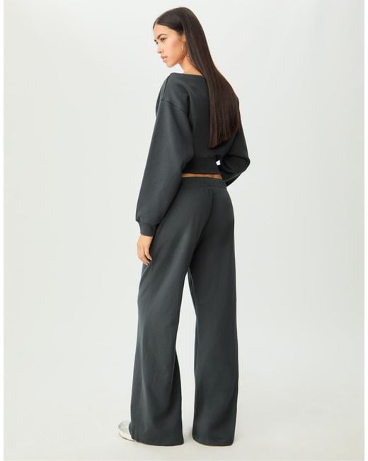 Stradivarius Blue – ausgestellte relaxed-fit-hose