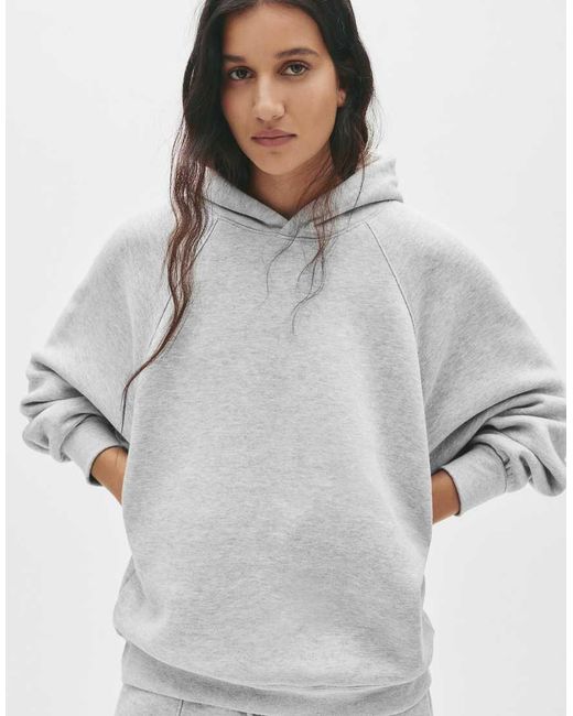 Pull&Bear Oversized Hoodie in het Gray