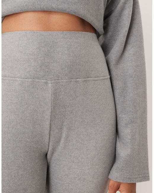 ASOS Gray Asos Design Tall Lounge Mix & Match Lightweight Fleece legging