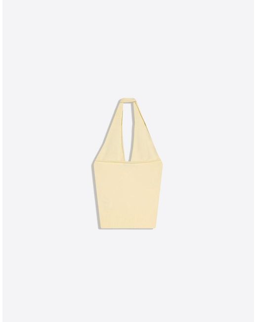 Bershka Multicolor Halter Neck Crossover Top