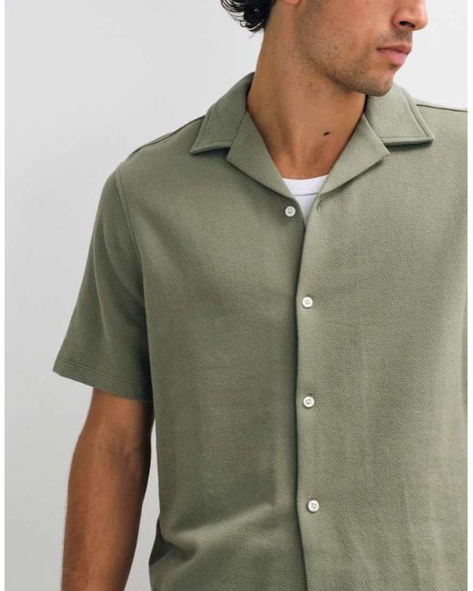 Gap Green Towelling Shirt Co-Ord for men