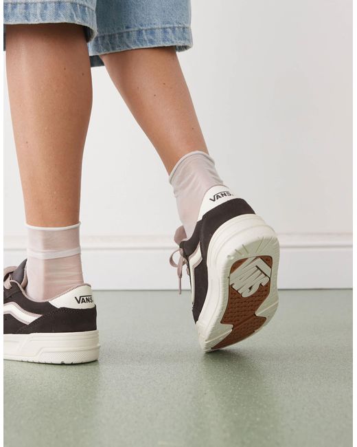 Hylane - baskets à semelle chunky en daim - foncé Vans en coloris Green