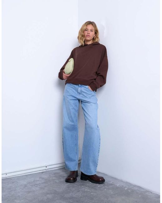 TOPSHOP Brown Ultimate Hoodie
