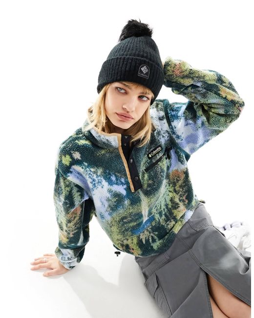Columbia Green – winter blur – strickmütze