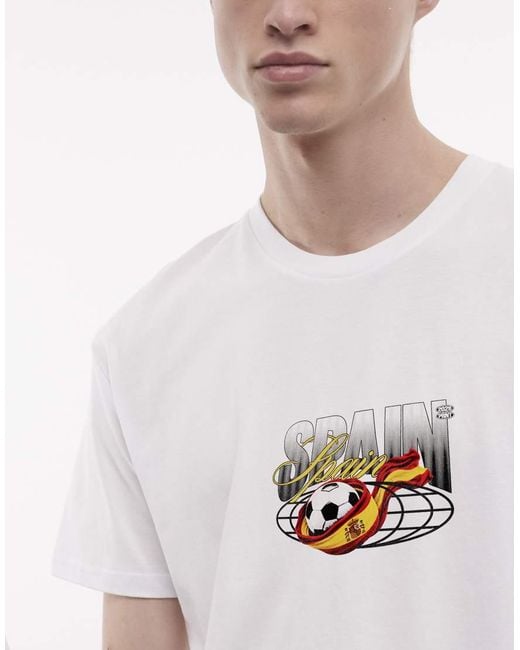 PRNT Gray Spain Glory Relaxed T-Shirt
