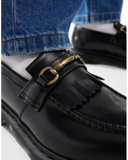 Dr. Martens Blue Adrian Snaffle Loafers for men