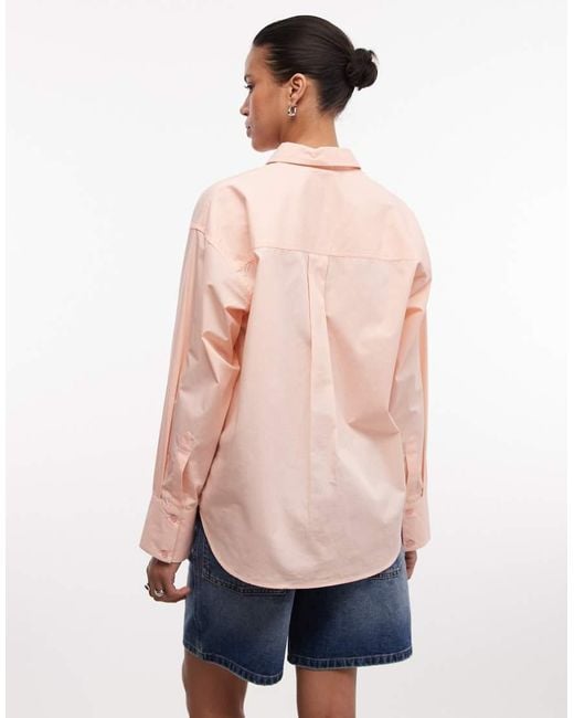 ASOS Orange Classic Cotton Shirt