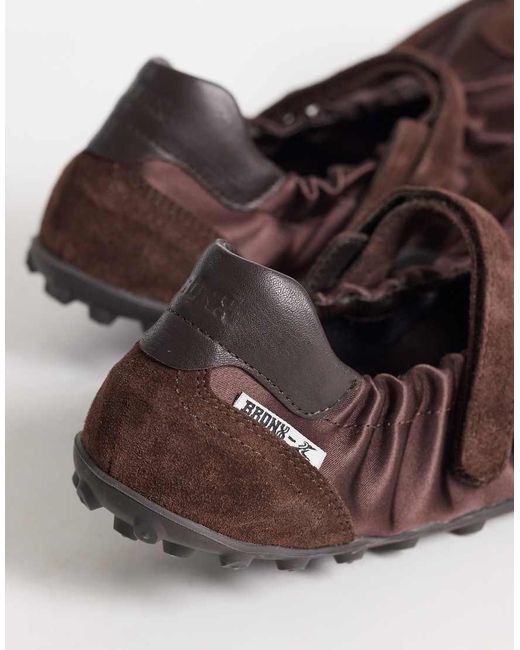 Bronx Brown Gravit-yy Ballet Flats