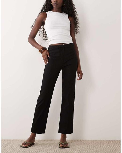 Mango Black Tailored Slim Trouser