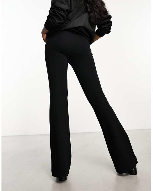 Vero Moda Black Kick Flare Trouser