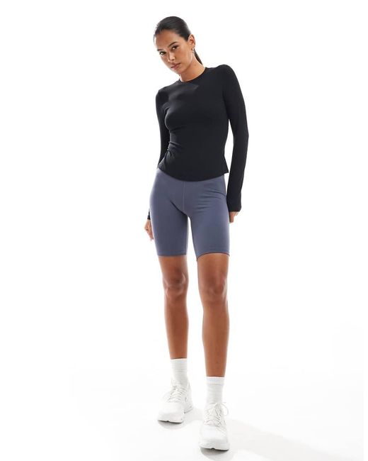 agon® Blue Long Sleeve Top