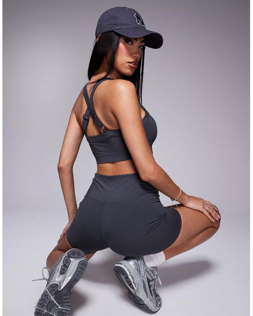 4505 Gray Icon 8cm Booty Shorts