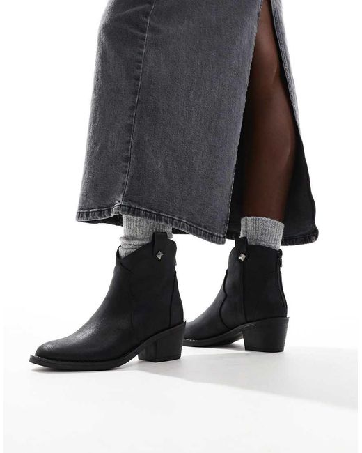 Rocket Dog Black Yolanda Ankle Boots