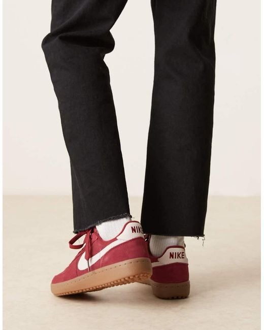 Nike Black Field General Suede Trainers