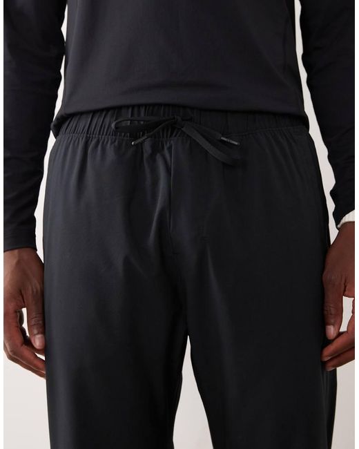 Abercrombie & Fitch Black Ypb Cuffed Workout Joggers for men