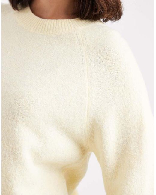 Brave Soul White Crew Neck Short Sleeve Knitted T-Shirt