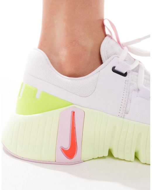 Metcon 5 - baskets - /rose/volt Nike en coloris White