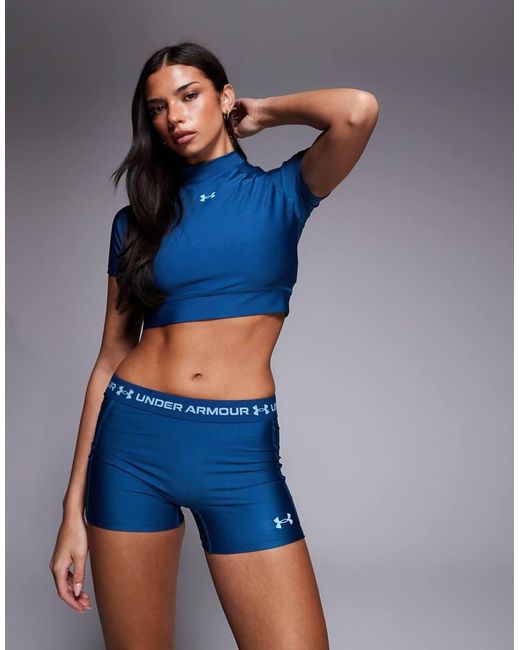 Under Armour Blue Heatgear Micro Shorts