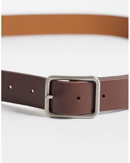 Jack & Jones Brown Reversible Belt for men