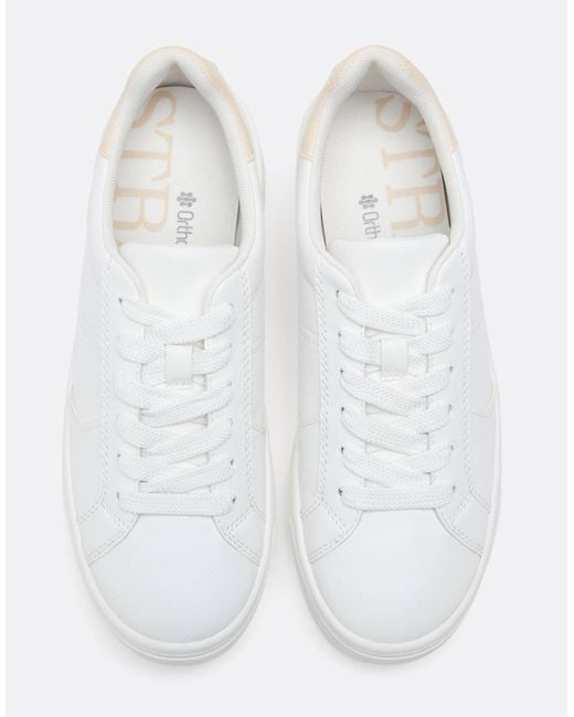 Stradivarius White – legere sneaker
