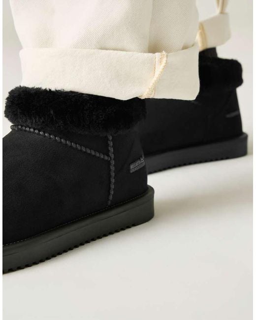 Regatta Black Waterproof Risley Short Borg Boots