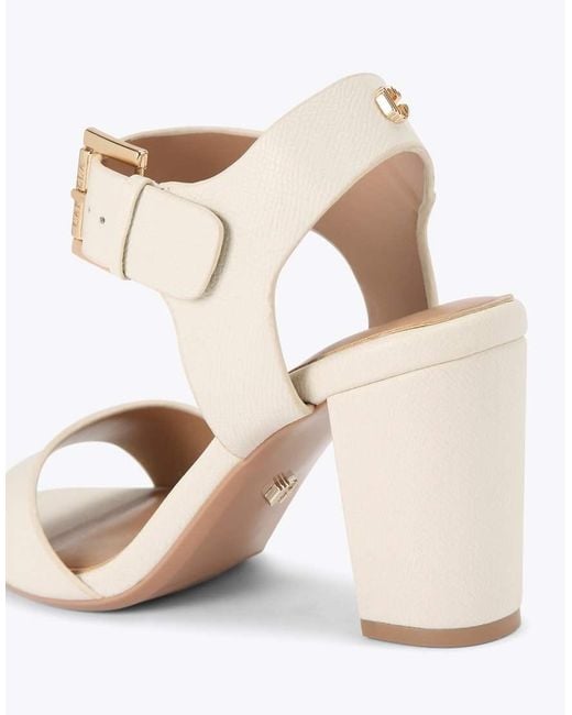 Carvela Kurt Geiger Natural Sadie 2 Heeled Sandals