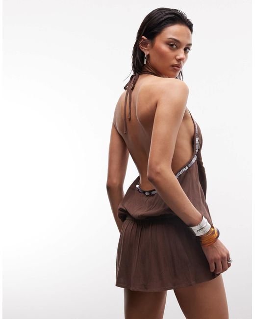 Robe Collusion en coloris Brown