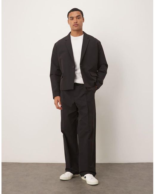 ASOS Black Boxy Suit Jacket for men