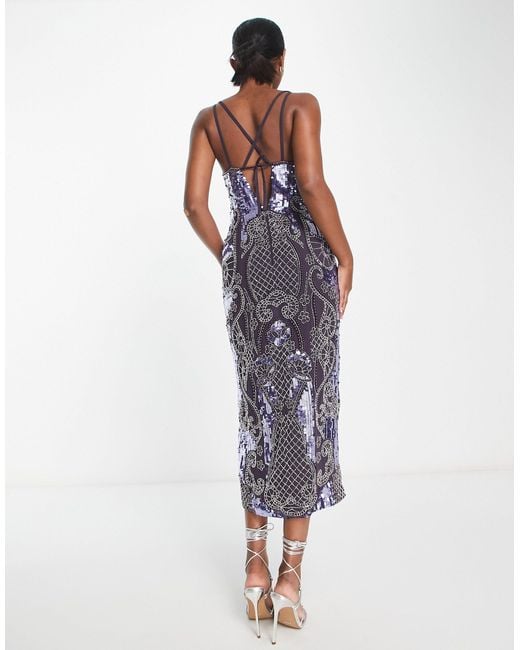 Thurley blues top festival dress