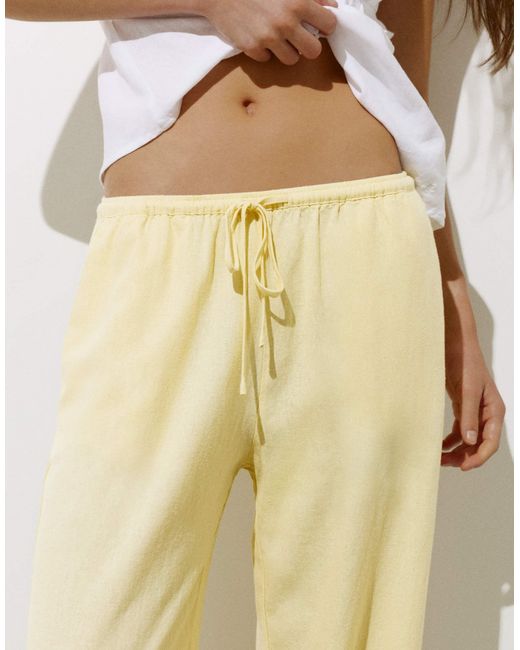 Pantalon Pull&Bear en coloris White