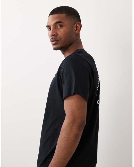 Columbia Black Csc Outdoor Back Graphic T-shirt for men