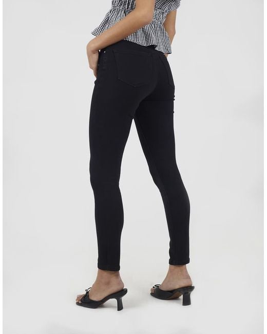 Brave Soul Blue High Waist Skinny Jeans With Stretch