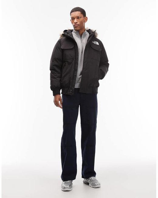 The North Face Black Mcmurdo Faux Fur Hooded Down Bomber for men