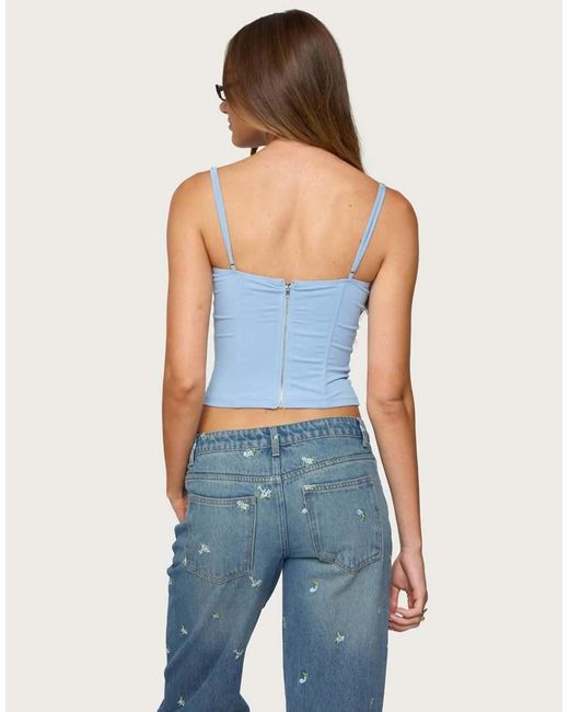 Edikted Blue Juno Corset