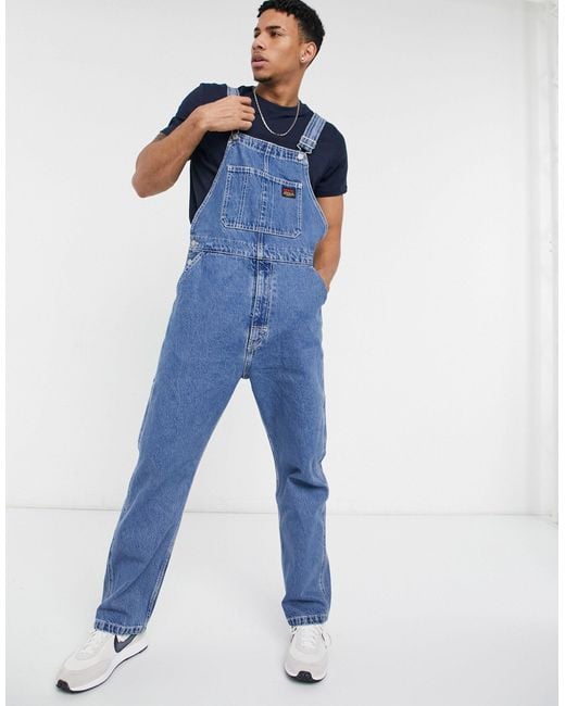 Levi's Blue Overall Dungaree Jeans for men