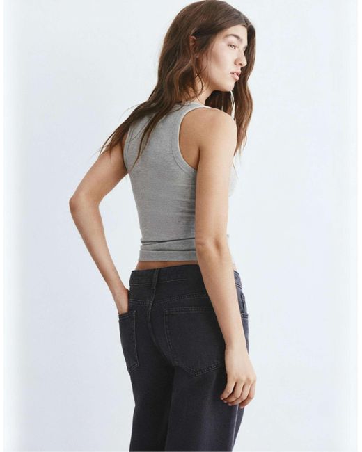 Pull&Bear White – basic-tanktop