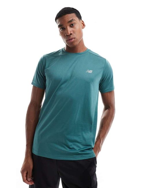 New Balance Blue Sport Essentials T-Shirt for men